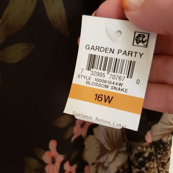 INC International Concepts Floral Snake Print Lined Midi Skirt - Picture 7 of 9